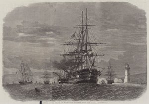 Départ du Prince de Galles de Plymouth Sound pour le Canada